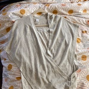 asymmetrical lululemon wrap cardigan